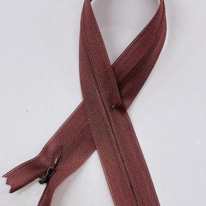 Tamsiai pelenų rožinis paslėptas užtrauktukas, 30cm, 1vnt 30p/149