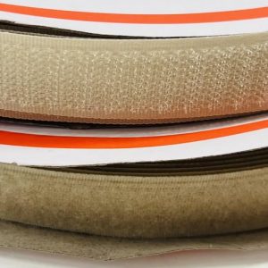 Velcro juosta, 2cm, kreminė, šiurkšti, 1m TRO/20/307