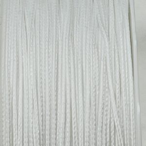 Poliesterio virvelė, 1mm, balta, 1m P1101