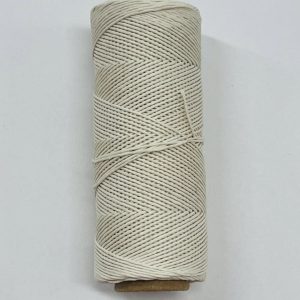 Natūralios lininė virvelė, 0,8mm, 1m HEMP08