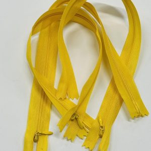 Paslėptas geltonas užtrauktukas, 35cm, 1vnt 35p/352
