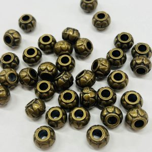 Plastikiniai virvelių laikikliai, bronzos spalvos, 1vnt B40/10612A/3