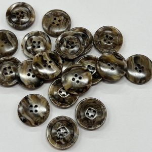 Tamsiai ruda marmurinė saga, 23mm, 1vnt 03569
