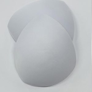 Baltos spalvos įdėklai į liemenėlę (pakietinimai),1pora, 14*14cm, 03574
